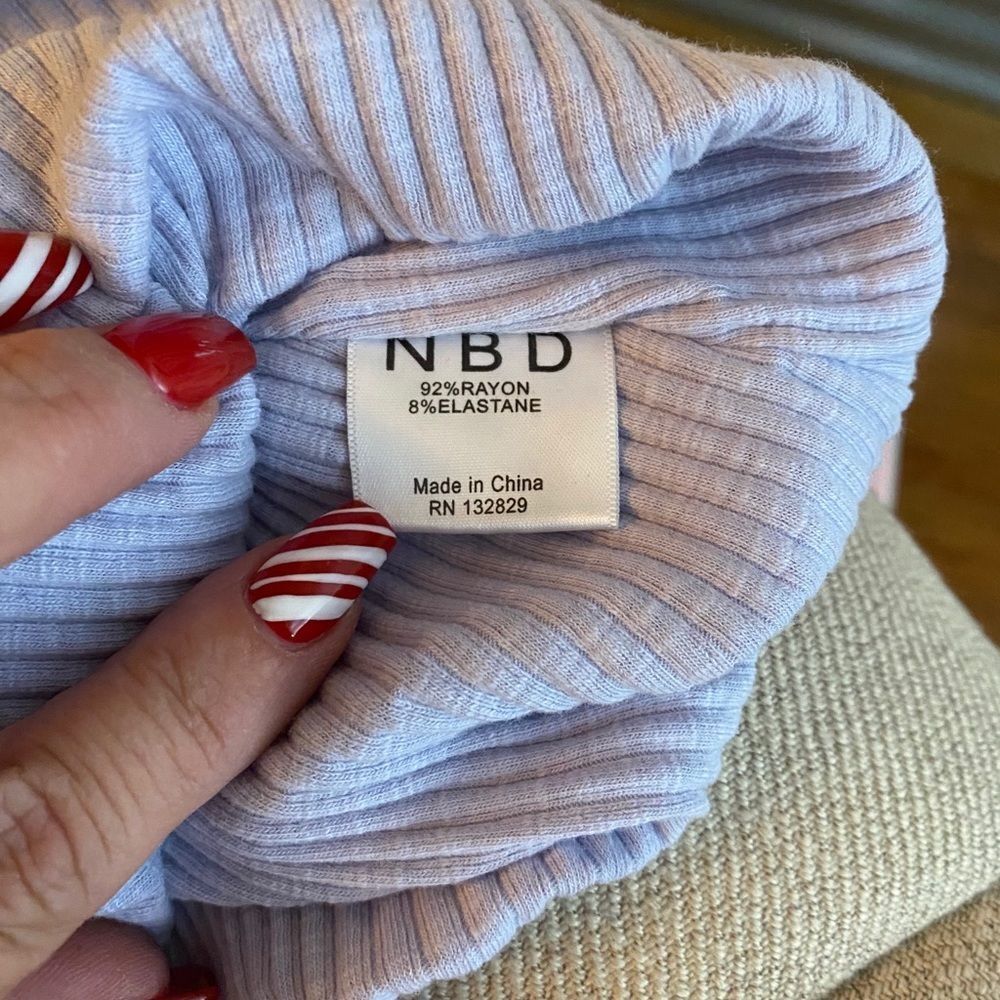NBD Mini Dress Ribbed - Picture 6 of 9